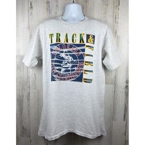 Vintage 1995 Track And Field Colorado State Championships T-Shirt Large (22x32)
